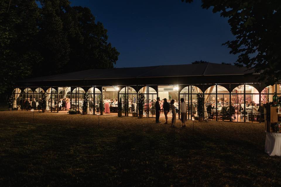 L'Orangerie en soirée