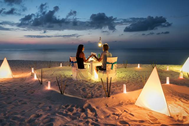 Lune de miel romantique