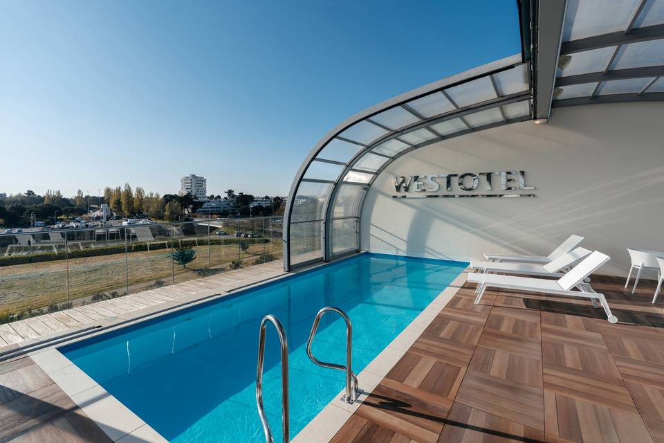Piscine en rooftop