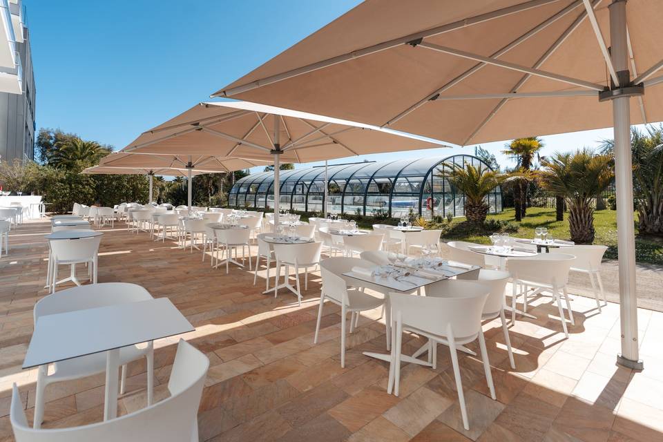 Terrasse du restaurant