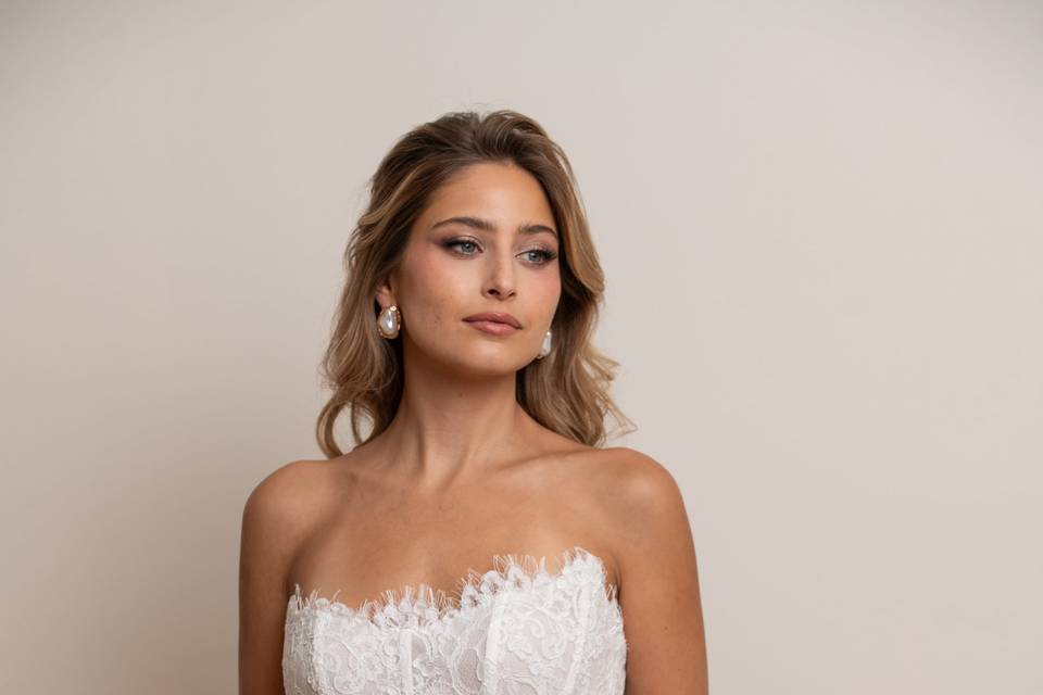 Robe de mariée courte dentelle