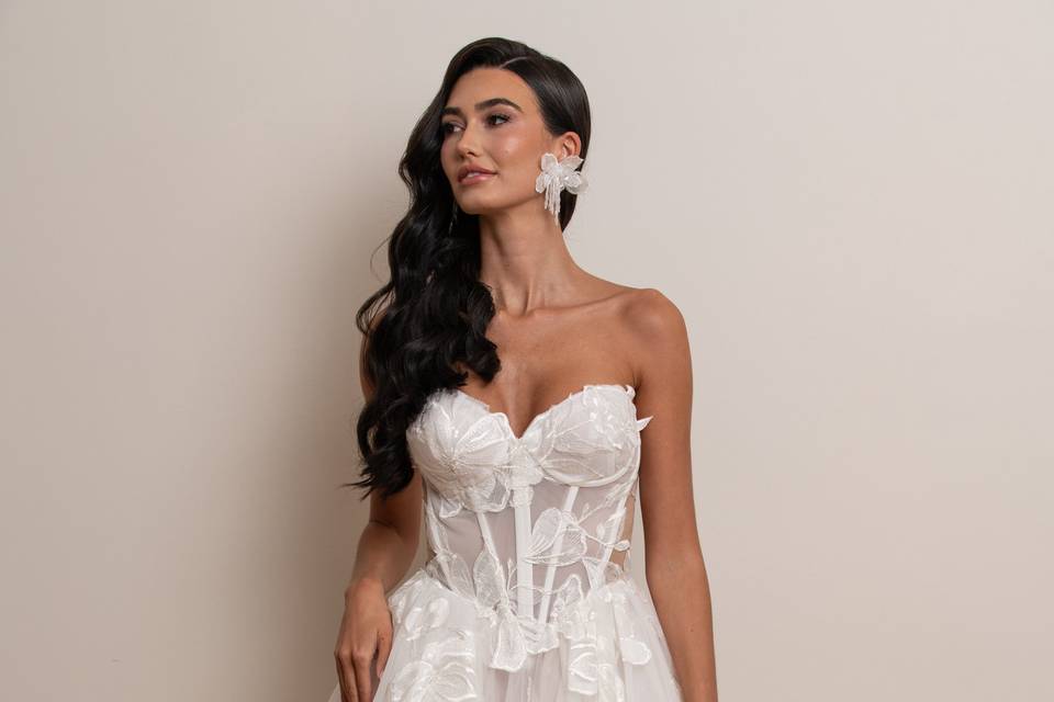 Robe de mariée midi
