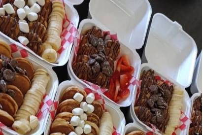Mini pancake anniversaire