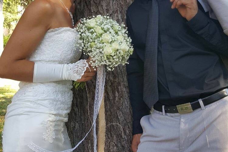 Bouquet de mariée champêtre