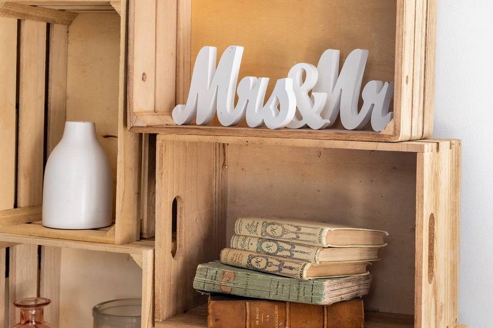 Mobilier étagères rustiques