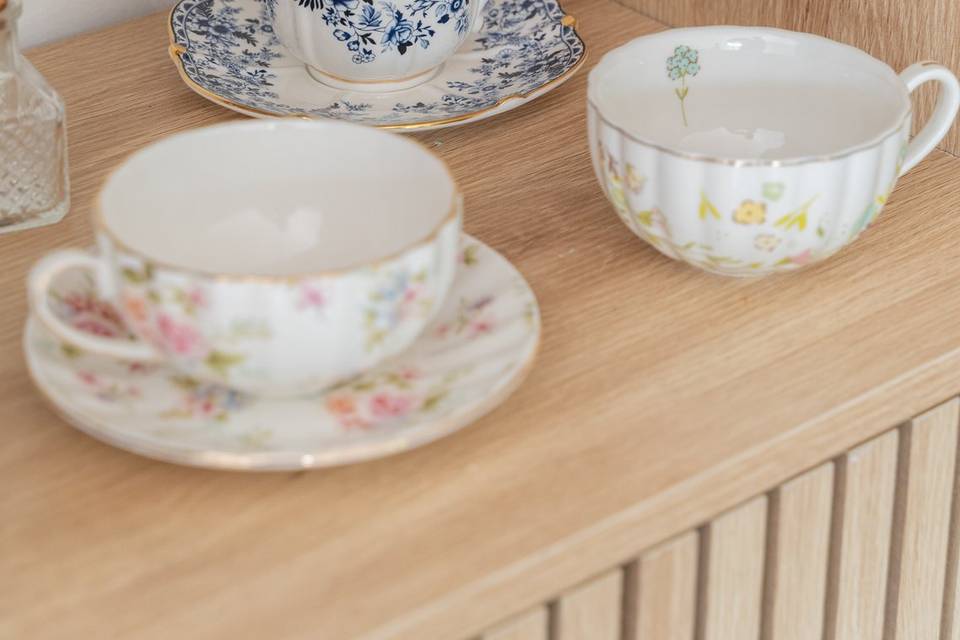 Vaisselle tasses porcelaine