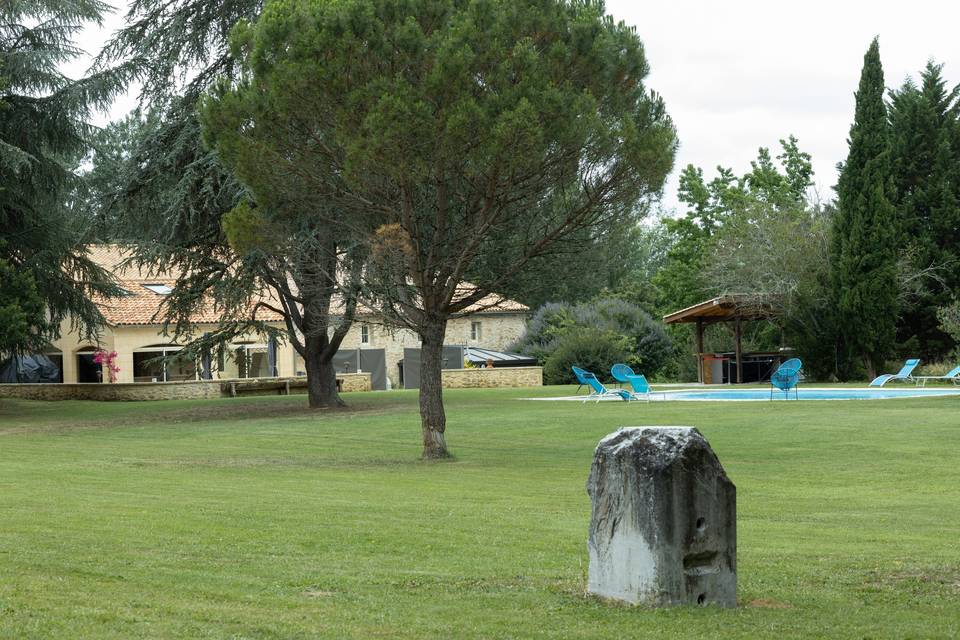 Côté piscine