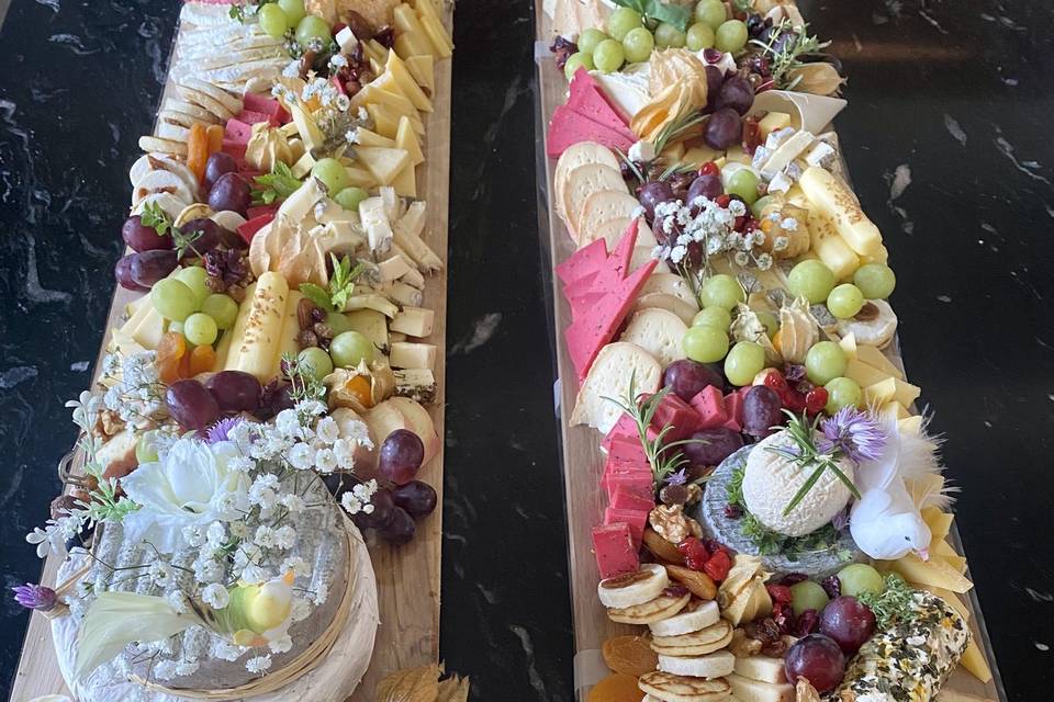 Planches fromages mariage