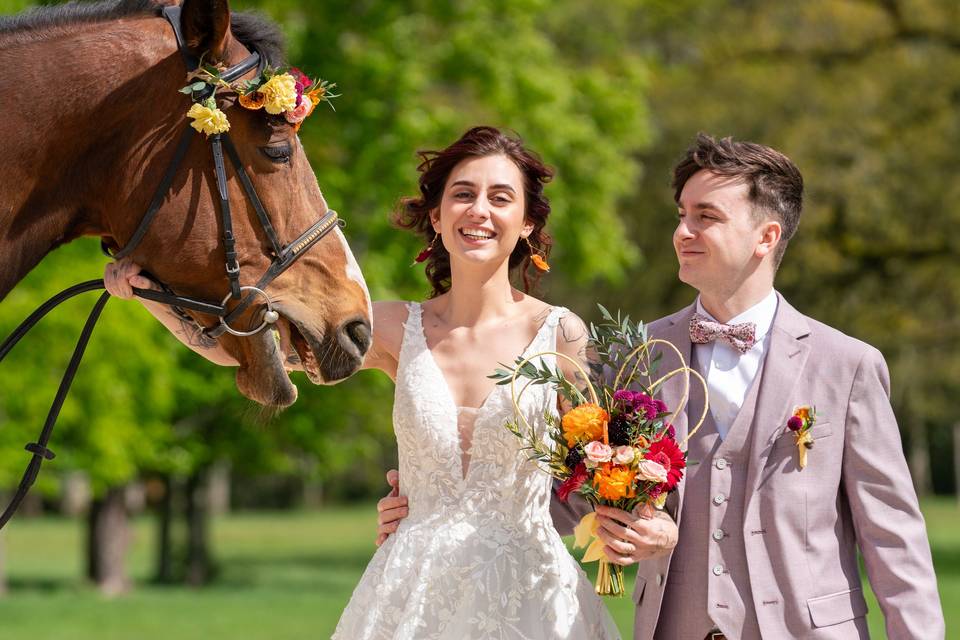 Bouquet de Mariée et boutonniè