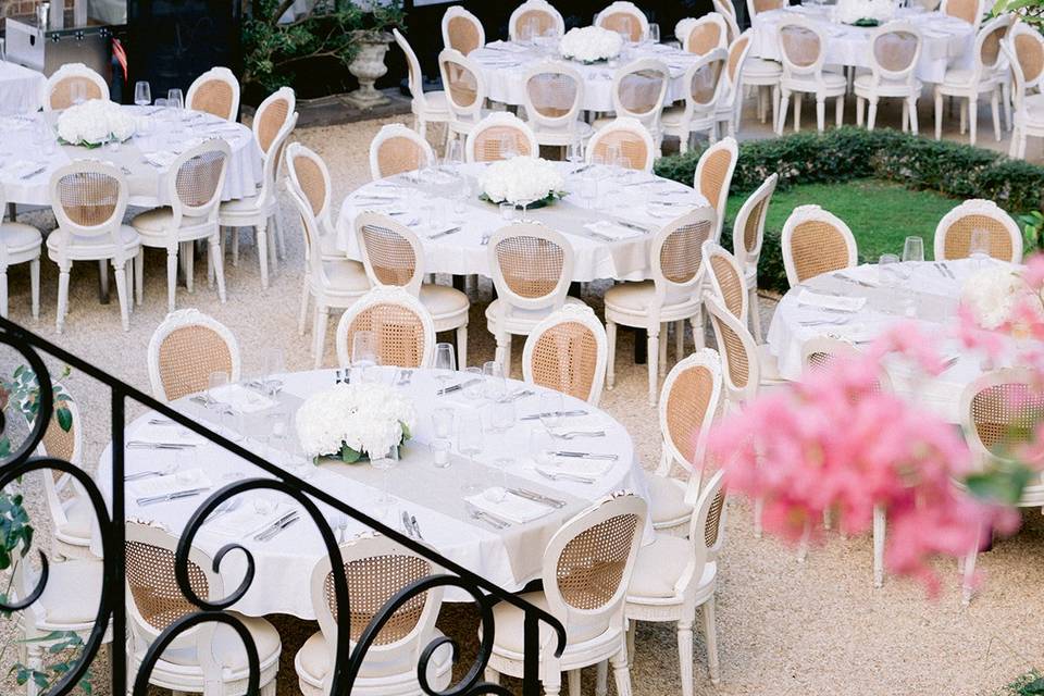 Mariage dans le jardin