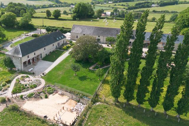 Vue aérienne du Domaine