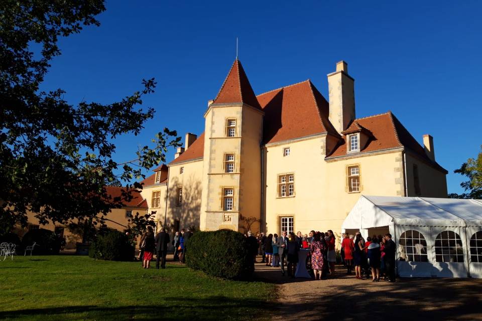 Vue depuis la cour