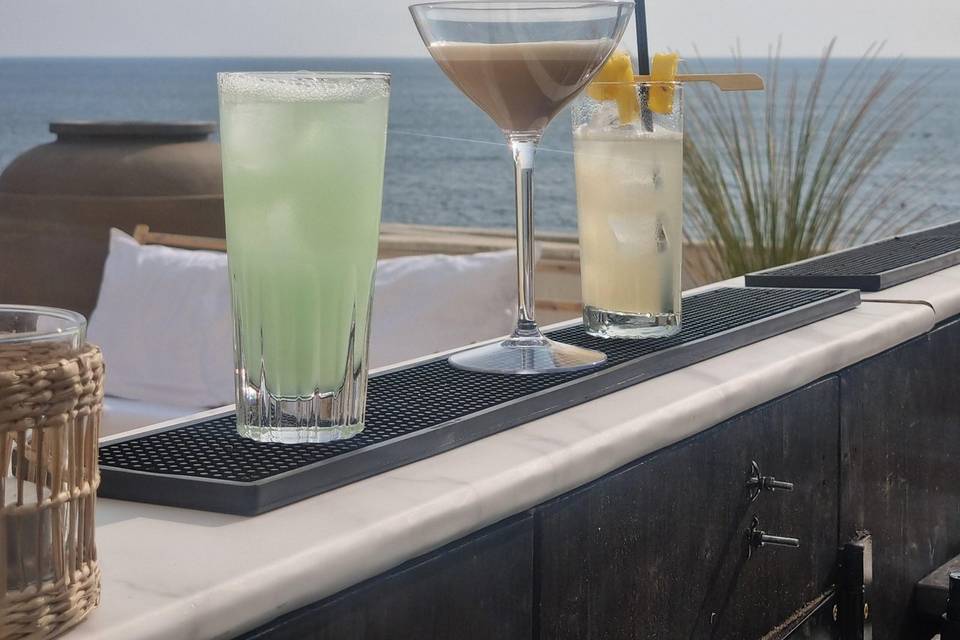 Cocktails vue mer