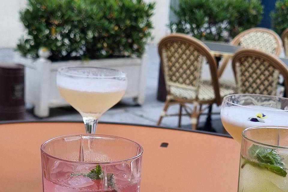 Cocktail rose ou vert