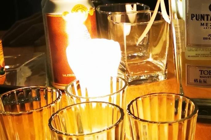 Cocktail et dégustation mezcal