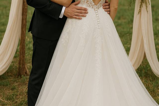 Collier de dos Mariée