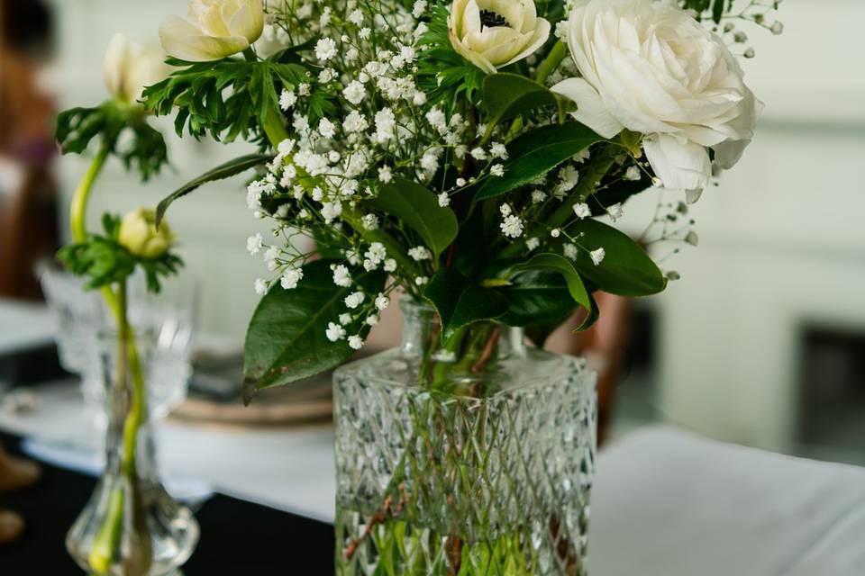 Décoration florale de table