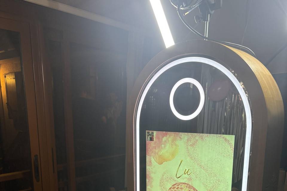 Photobooth miroir et led