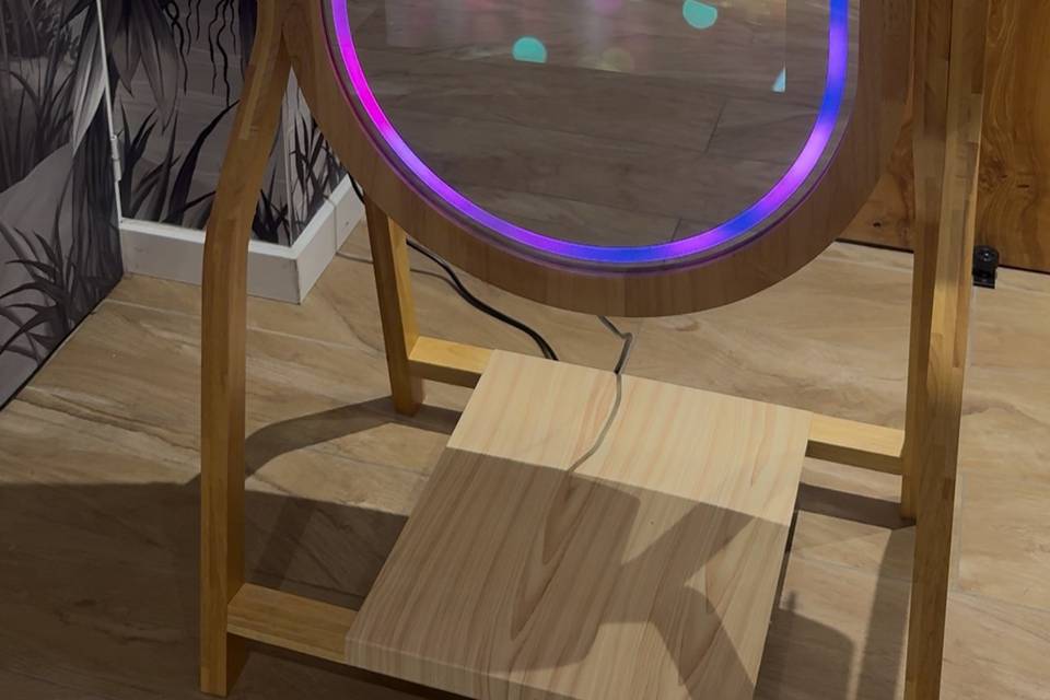 Photobooth miroir et led