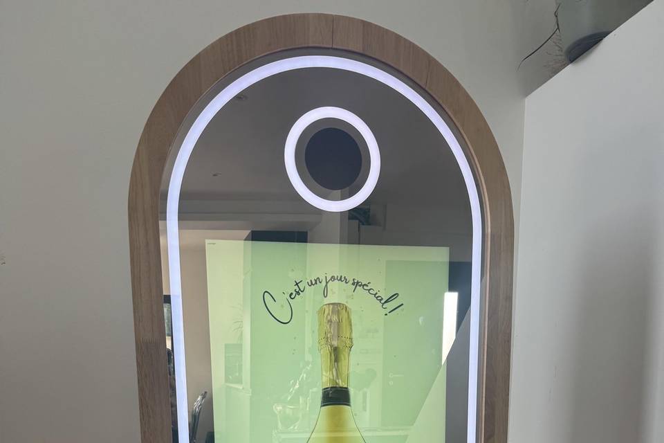 Photobooth miroir et led