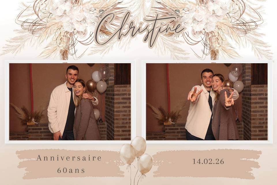 Template 2 photos 10x15