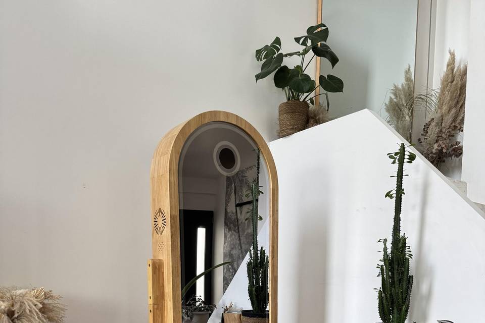 Photobooth miroir et led