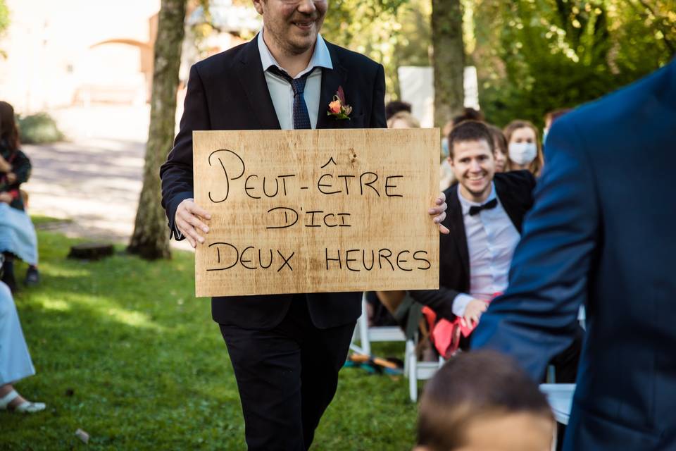 Arrivée de la mariée