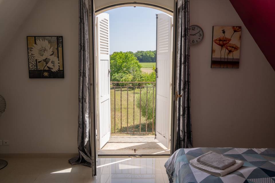 Balcon de la chambre 1