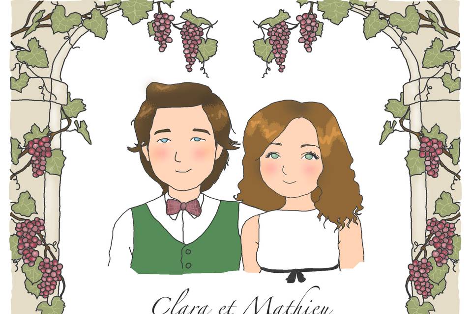 Exemple faire part vignoble