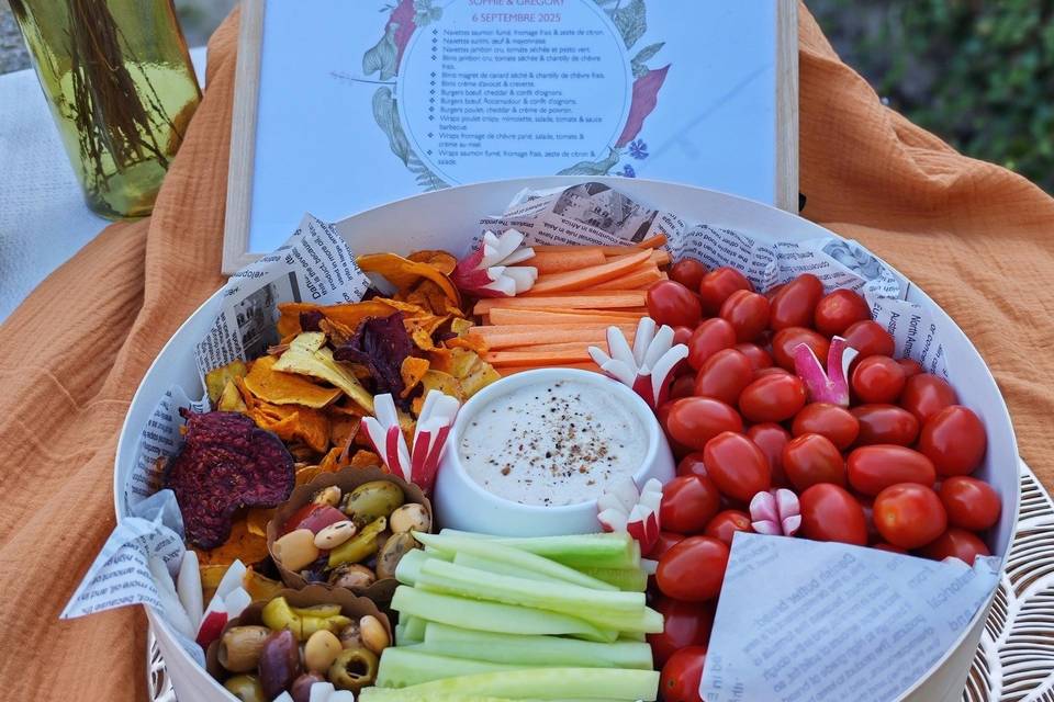 Zoom crudités