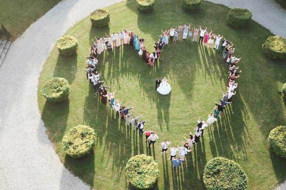 Une photo de groupe originale