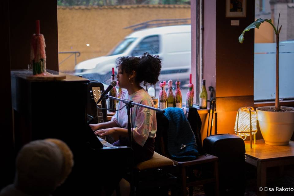 Concert à l'Obamo Café en solo