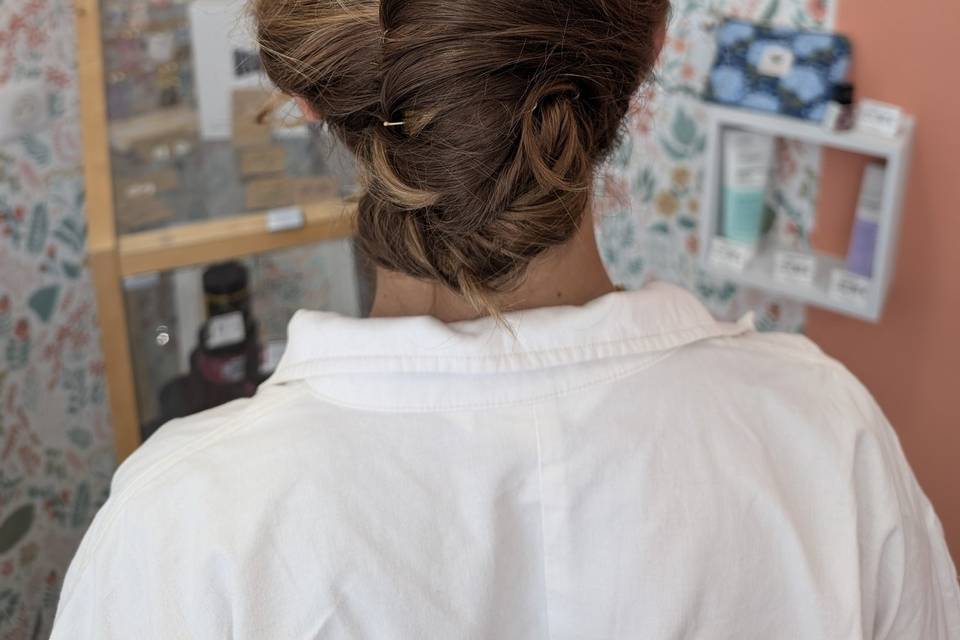 Chignon banane