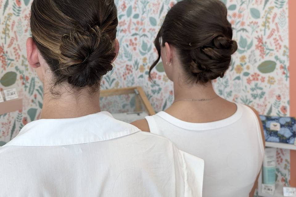 Double chignon