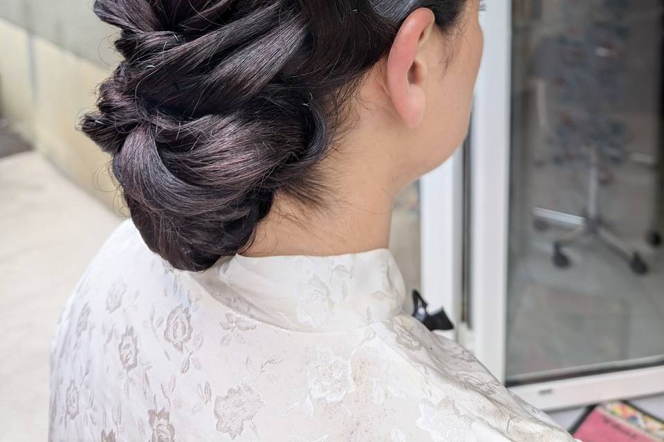 Chignon année 60