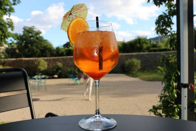 Cocktail sur terrasse