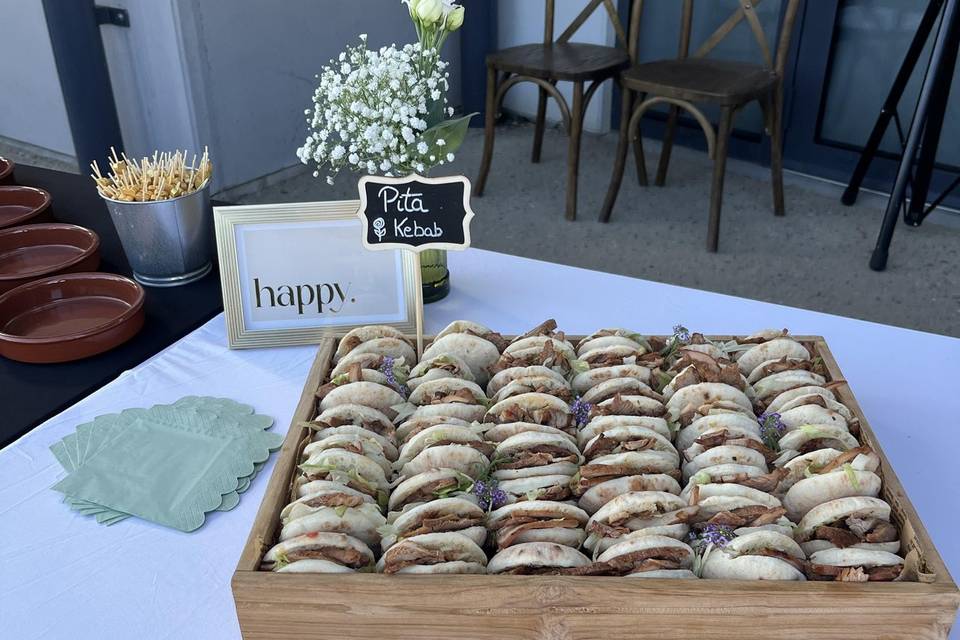 Mini pitas façon kebab 🩷