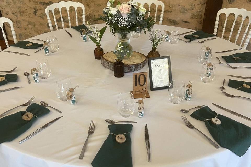 Décoration table