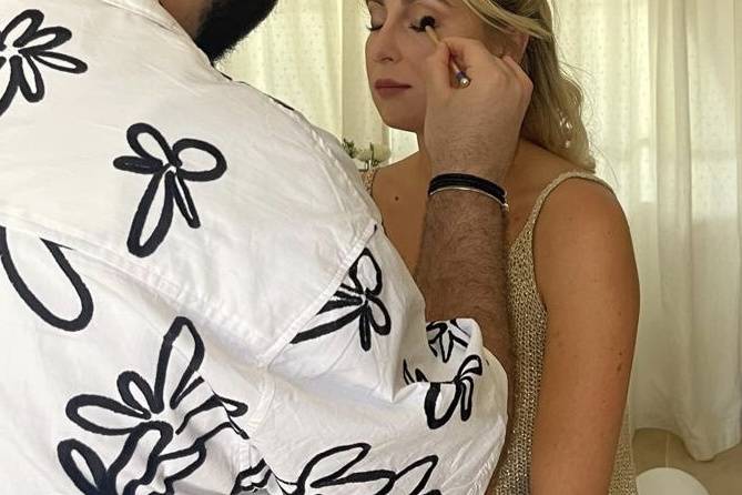 Préparation d'une mariée