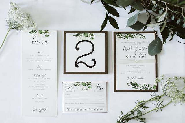 Cartes de tables