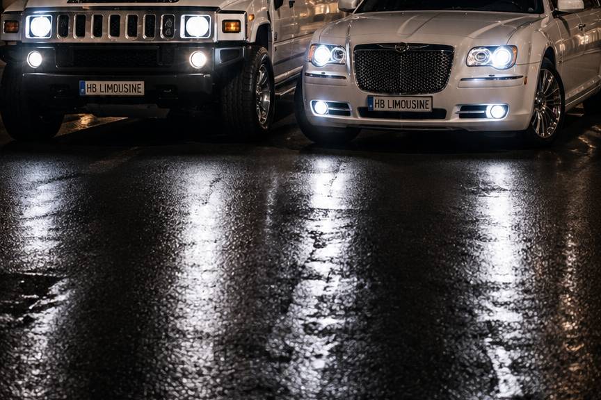 Hummer H3 et Chrysler 300C Lim
