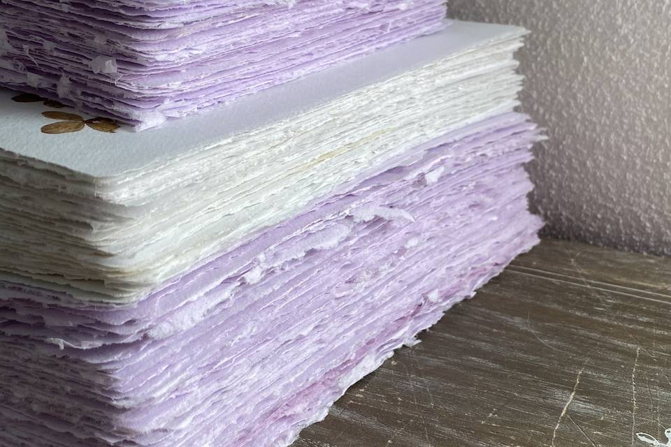 Papier parfumé lilas