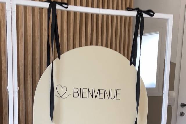 Panneau bienvenue