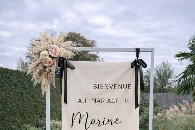 Panneau de bienvenue