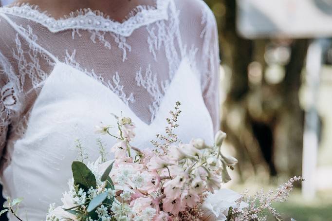 Bouquet de mariée vintage