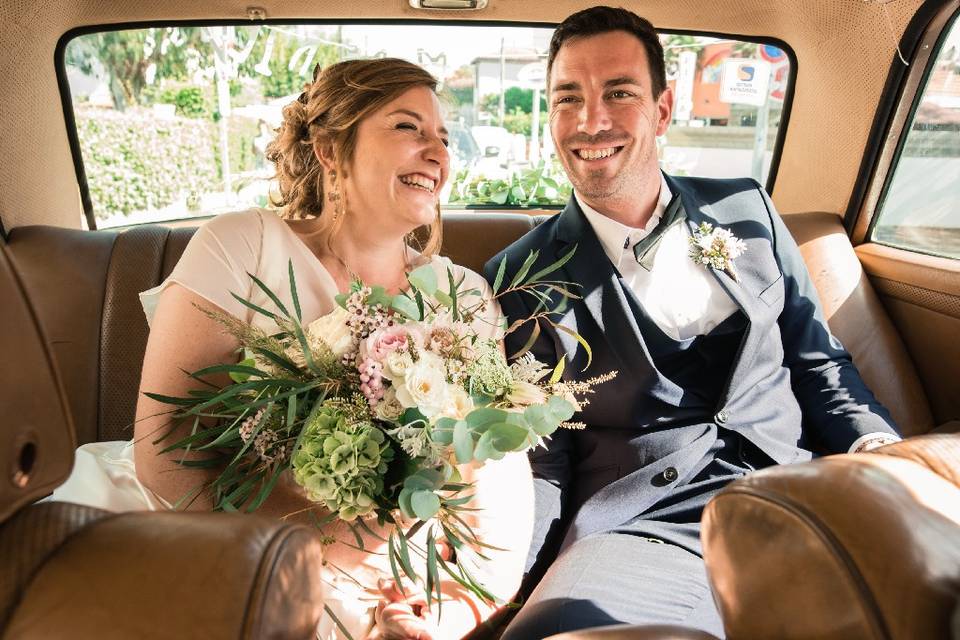 Bouquet de mariée champêtre