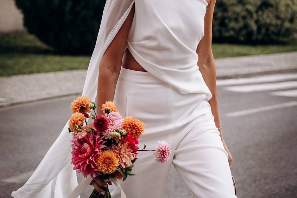 Bouquet de mariée civil