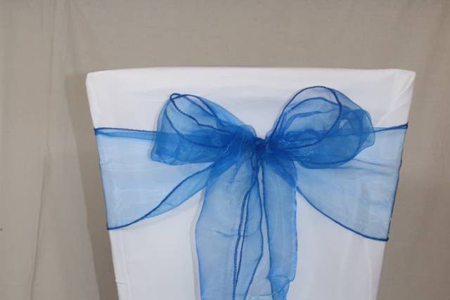 Noeud de chaise bleu