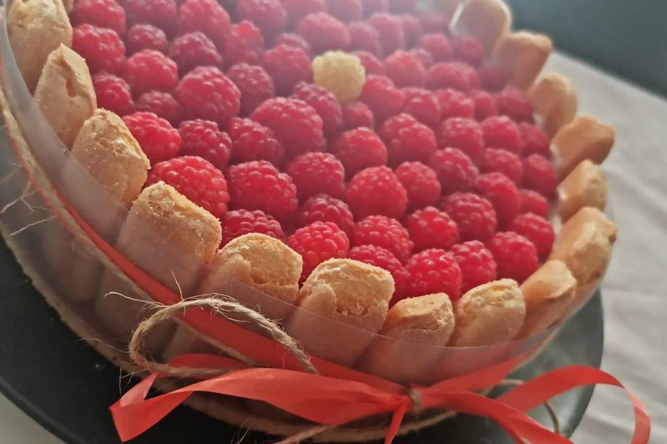 Charlotte à la framboise