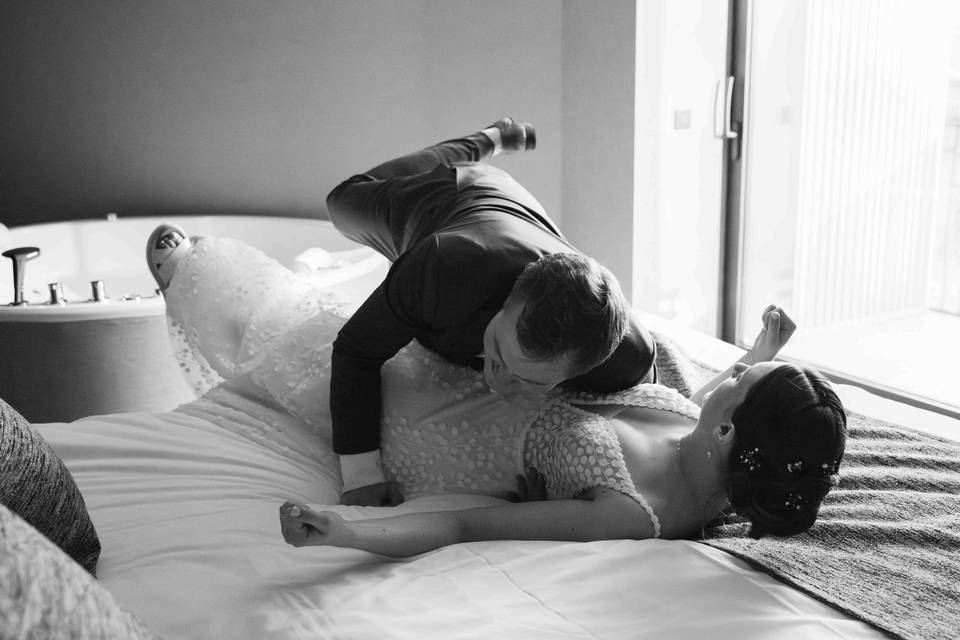 Dans la suite nuptiale
